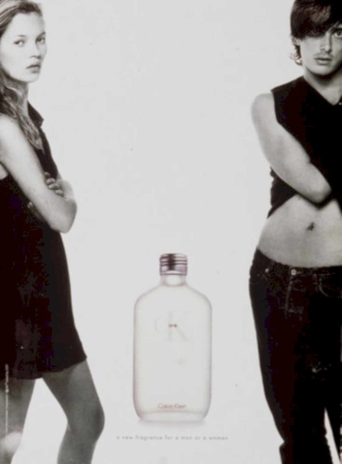 Clean Fragrance Bottle 1990s Vintage Retro Advert