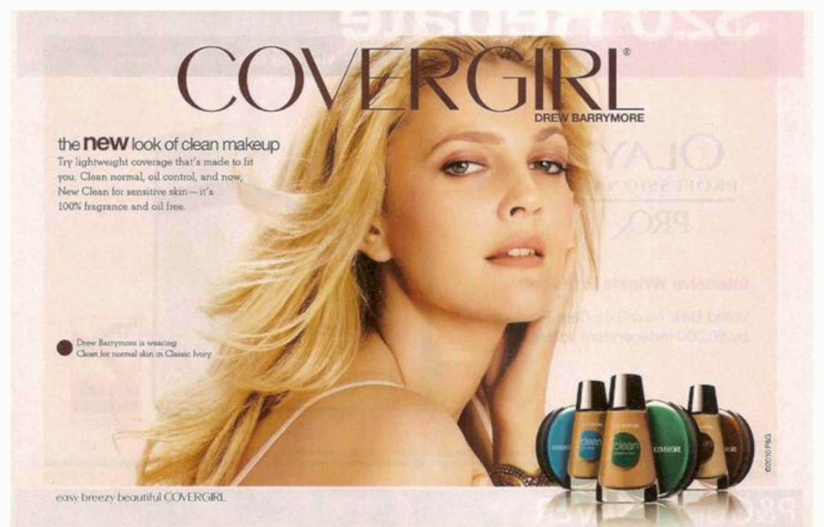 Clean Makeup Drew Vintage Retro Advert Poster A4 Photo Print