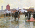 Clearing Sunset Berkeley Street And Columbus Avenue Hassam Impressionism American A4 Photo Print