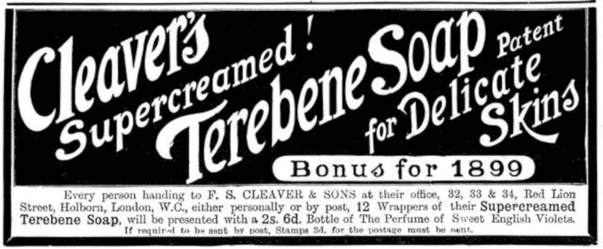 Cleavers Supercreamed Terebene Vintage Retro Advert Poster A4 Photo Print