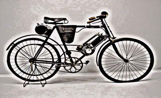 Clement D motorbike A4 Photo Print