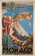 ClerisiMonaco Vintage Advert A4 Photo Print