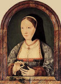 Cleve Joos Van Portrait Of Agniete Van Den Rijne A4 Photo Print