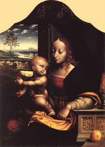 Cleve Joos Van Virgin And Child 2 A4 Photo Print