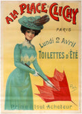 Clichy Poster Paris Vintage Retro Advert Poster A4 Photo Print