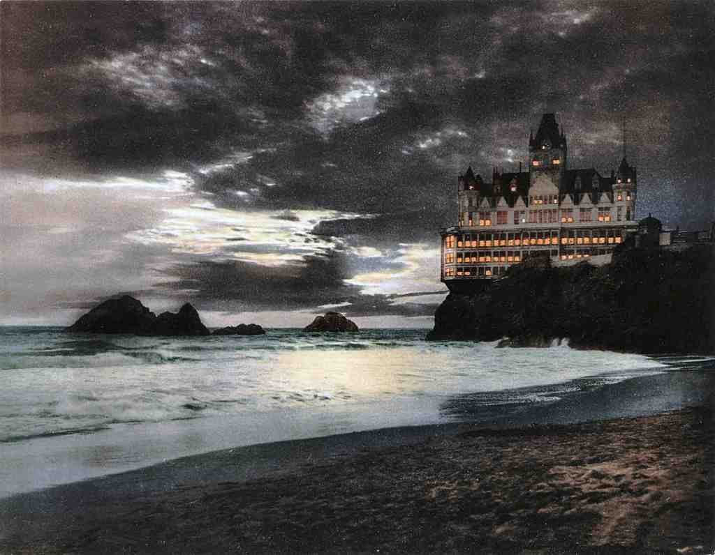 Cliff House Sf1901 Vintage A4 Photo Print
