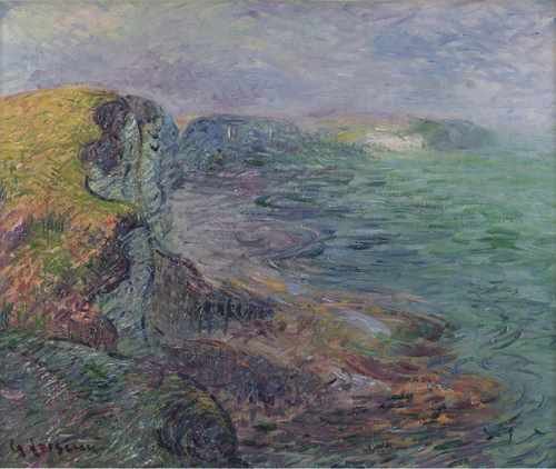 Cliffs At Yport A4 Photo Print