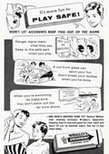 Cliffs Boys Danger Vintage Retro Advert Poster A4 Photo Print