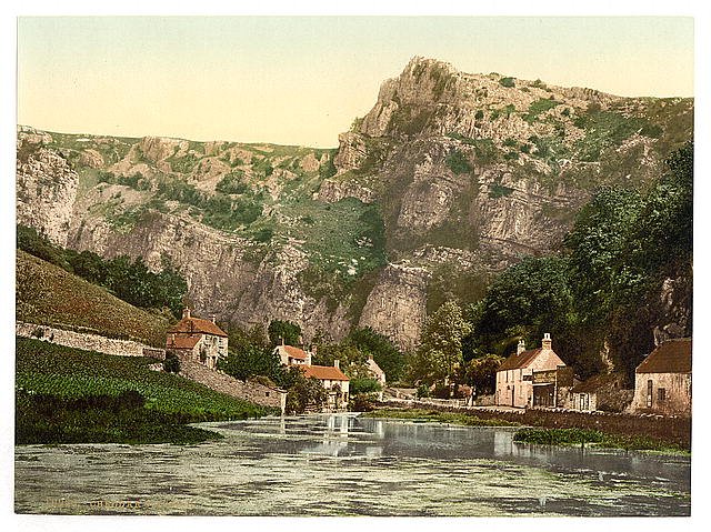 Cliffs II Cheddar Vintage A4 Photo Print