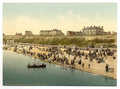 Cliffs and beach Clacton on Sea Vintage A4 Photo Print