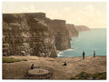 Cliffs at Moher County Claire Vintage A4 Photo Print