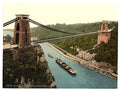 Clifton suspension bridge  Bristol Vintage A4 Photo Print