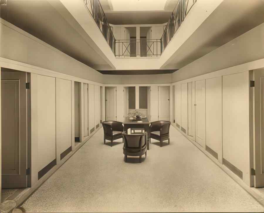 Cliftonville Lido Waiting Area 1936 Vintage A4 Photo Print