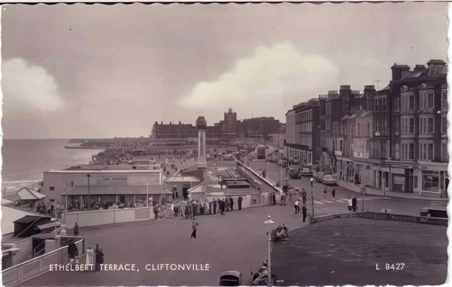 Cliftonville The Ethelbert Terrace Vintage A4 Photo Print