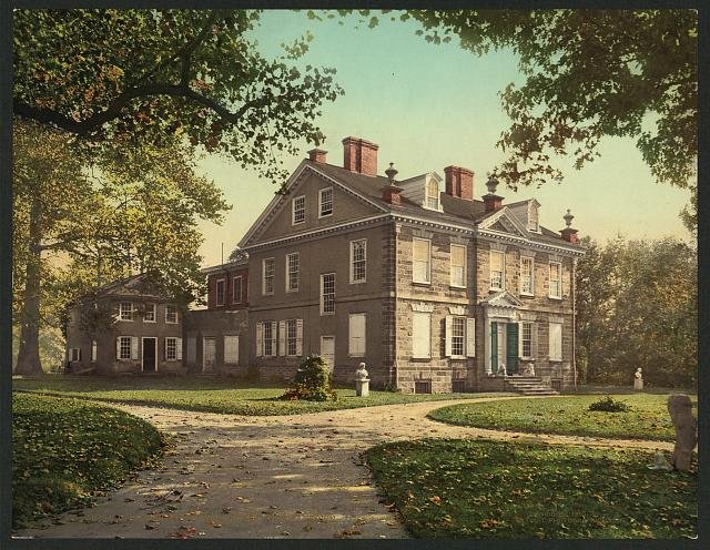 Cliveden the Chew Mansion Germantown Vintage A4 Photo Print