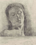 Closed Eyes Odilon Redon Symbolism A4 Photo Print