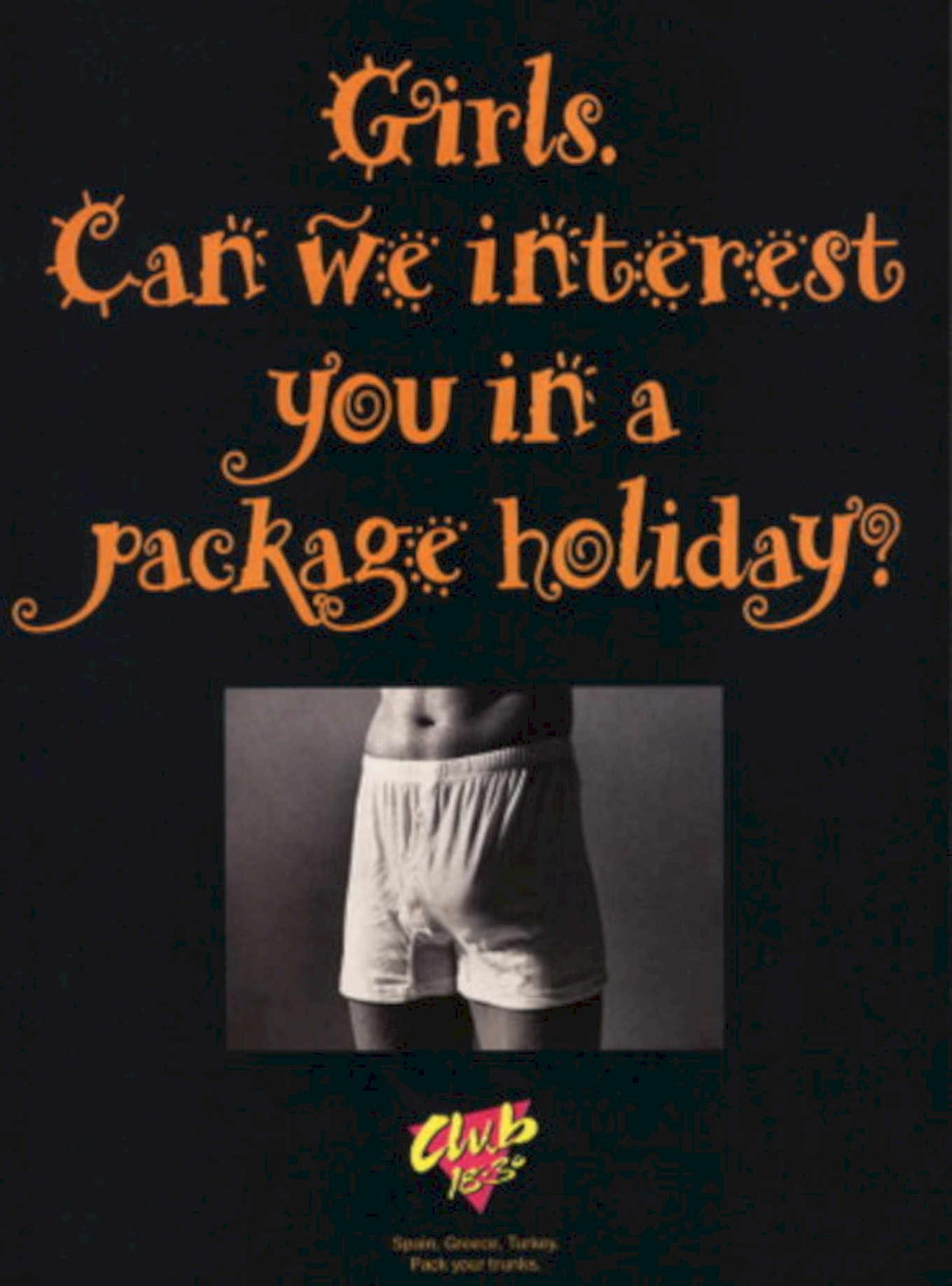 Club 18 3 1990s Vintage Retro Advert