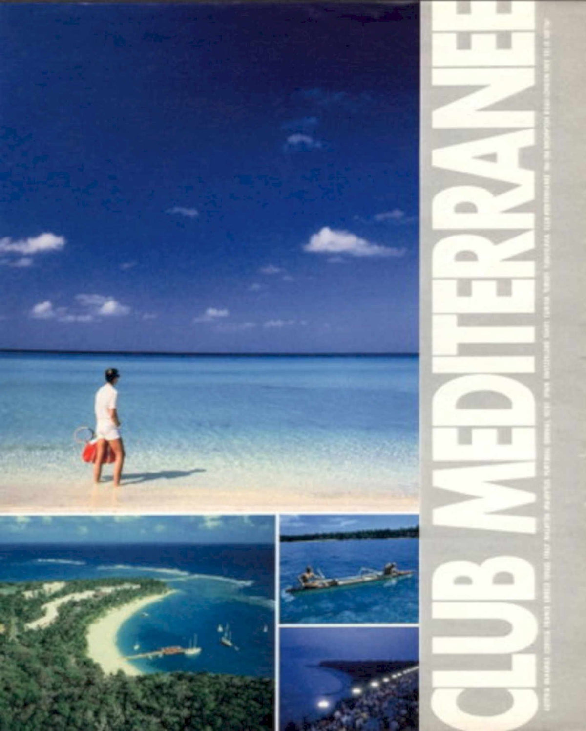 Club Mediterranean Beach 1980s Vintage Retro Advert