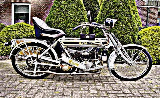 Clyno 3Speed motorbike A4 Photo Print