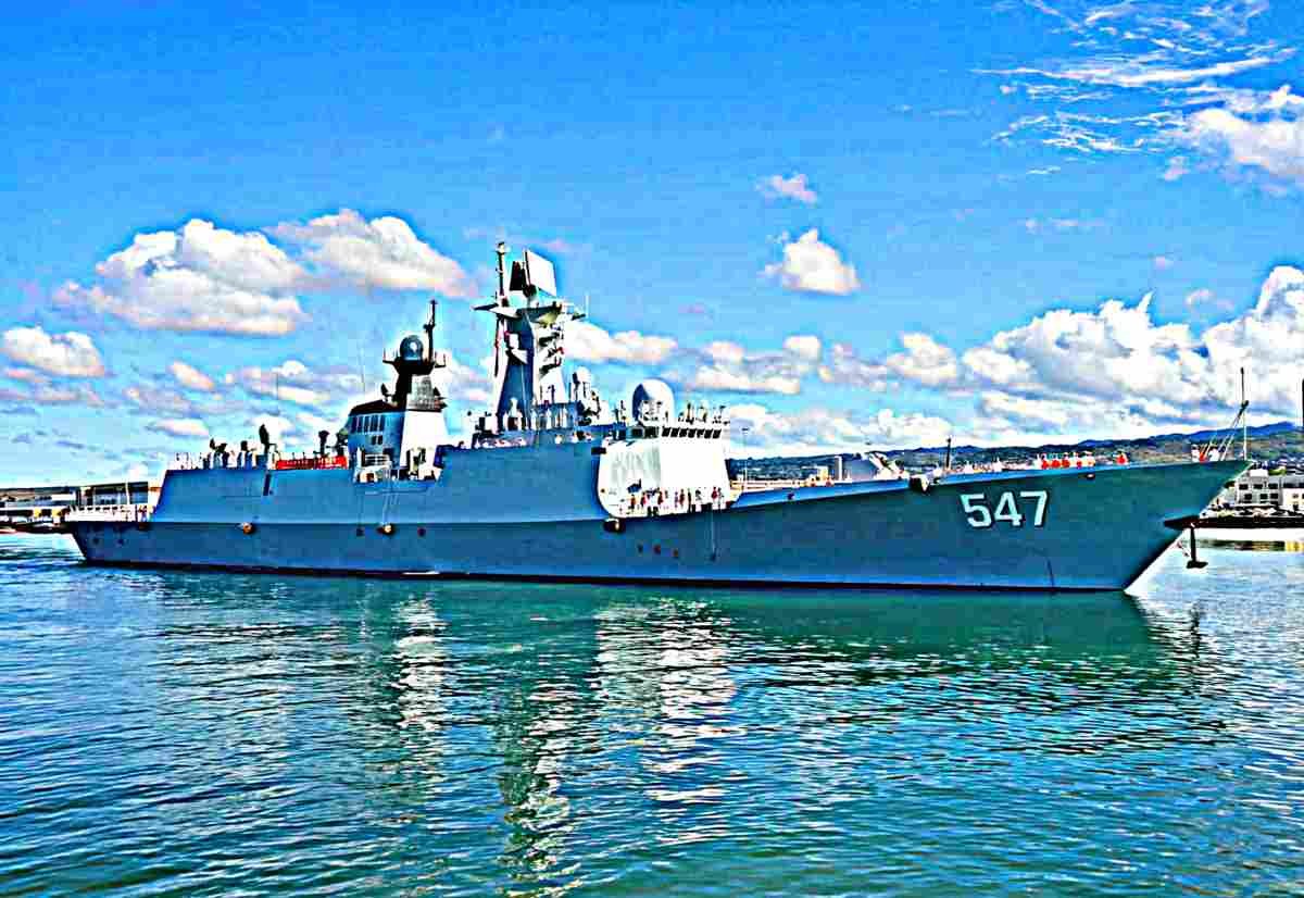 Cns Linyi 547 Guided Missile Frigate China (2) Military A4 Photo Print