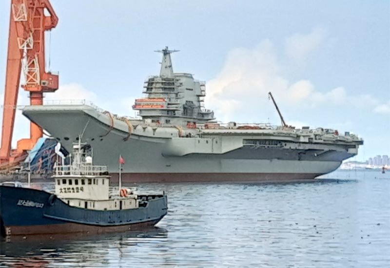 Cns Shandong 17 Type 001a Aircraft Carrier Chinese Navy Military A4 Photo Print
