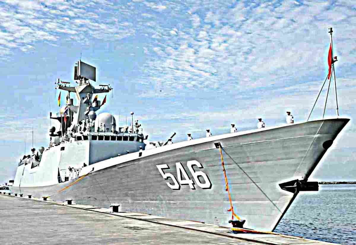 Cns Type 054 Multimission Frigate Warship China 2 (2) Military A4 Photo Print