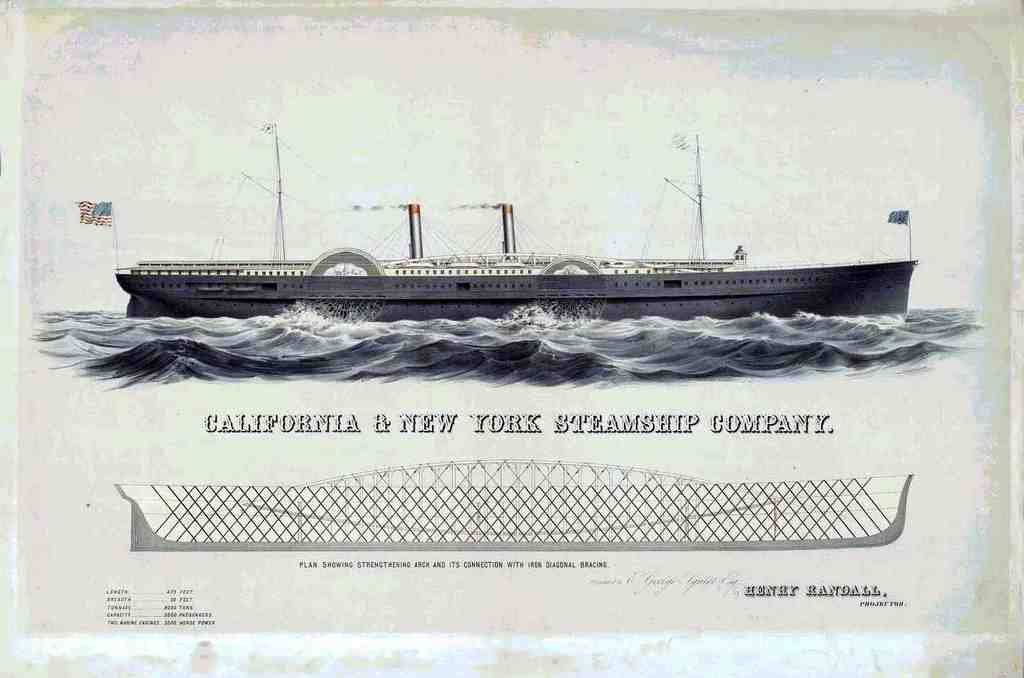 Cnysc Ship Vintage A4 Photo Print