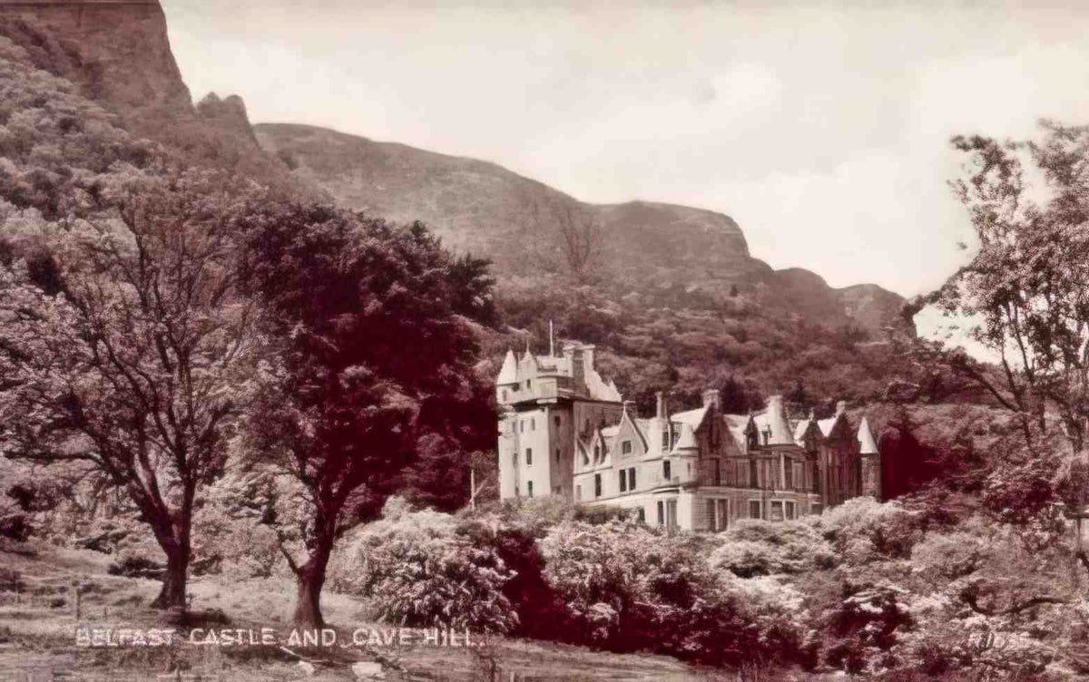 Co Antrim Belfast Castle and Cave Hill II Vintage A4 Photo Print