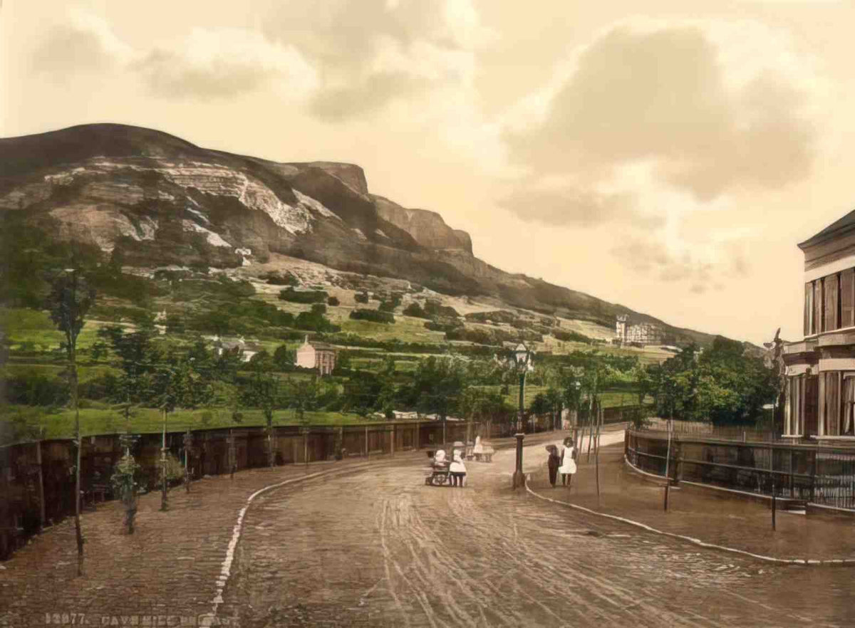 Co Antrim Belfast Cave Hill circa 1890s Vintage A4 Photo Print