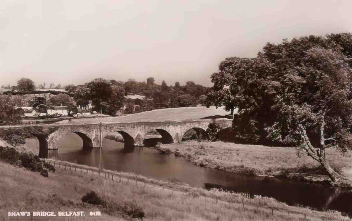 Co Antrim Belfast Shaws Bridge Vintage A4 Photo Print