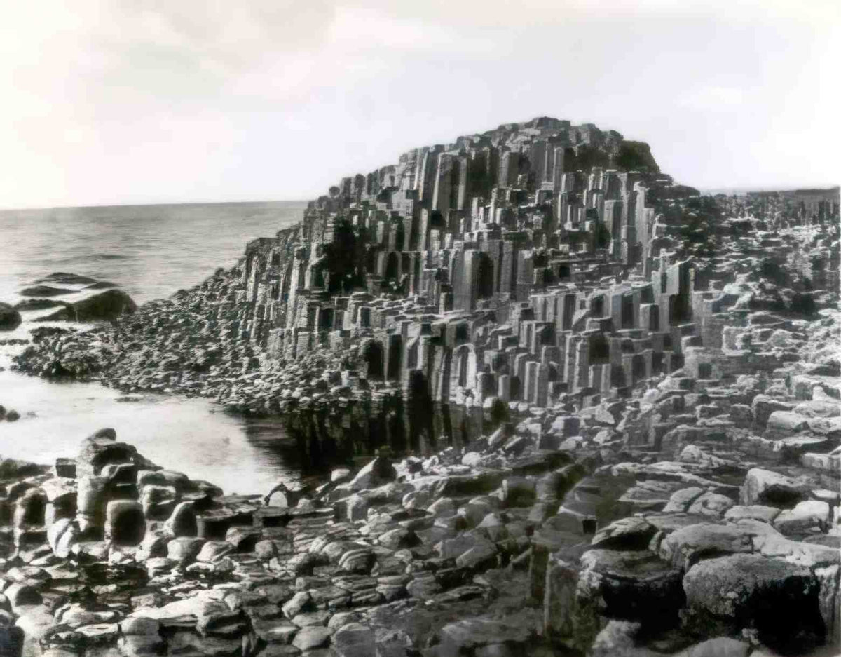 Co Antrim Bushmills Giants Causeway Honeycomb Vintage A4 Photo Print