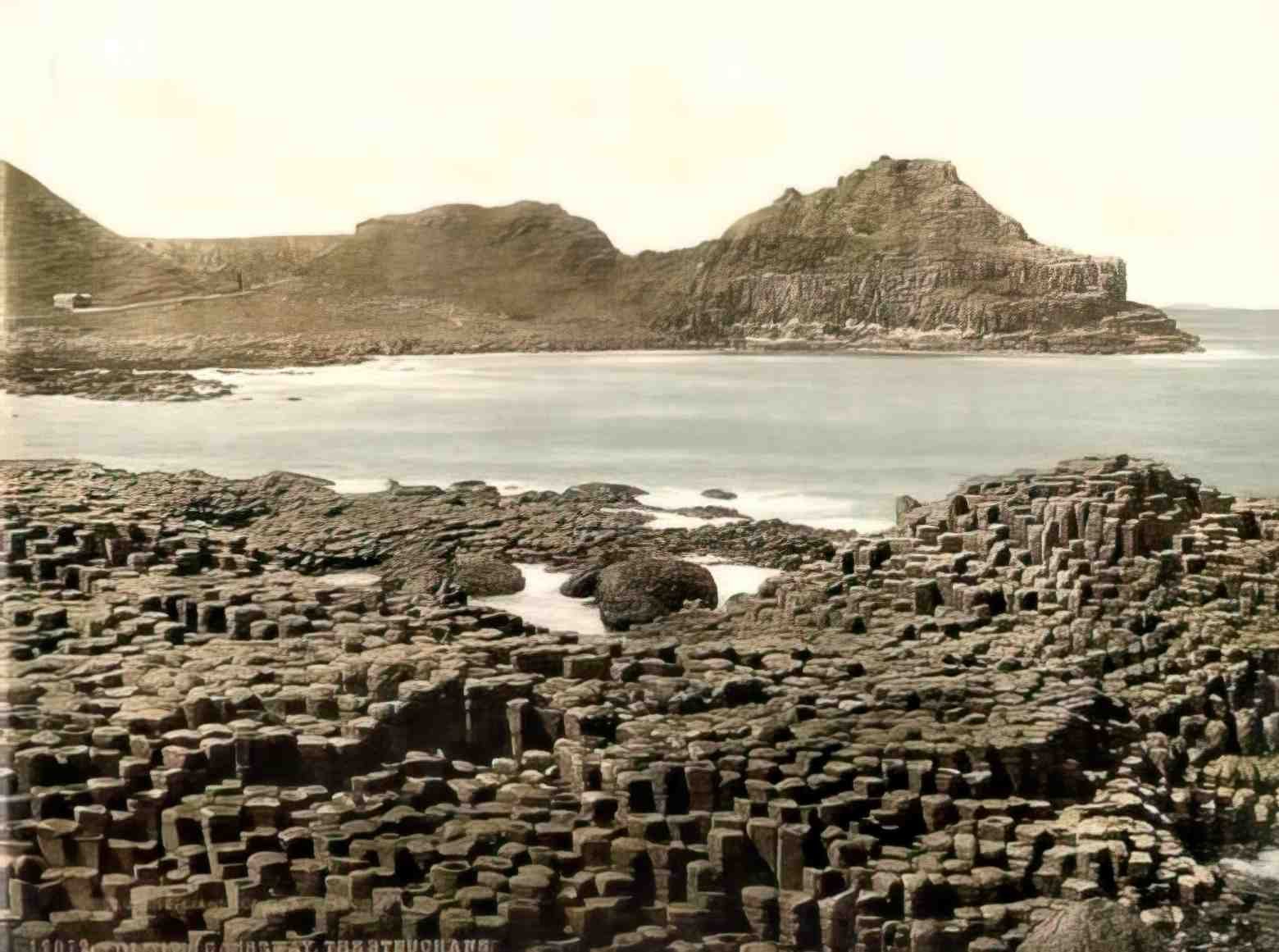 Co Antrim Bushmills Giants Causeway The Steuchans Vintage A4 Photo Print