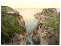 Co Antrim Carrick a Rede Rope Bridge Vintage A4 Photo Print