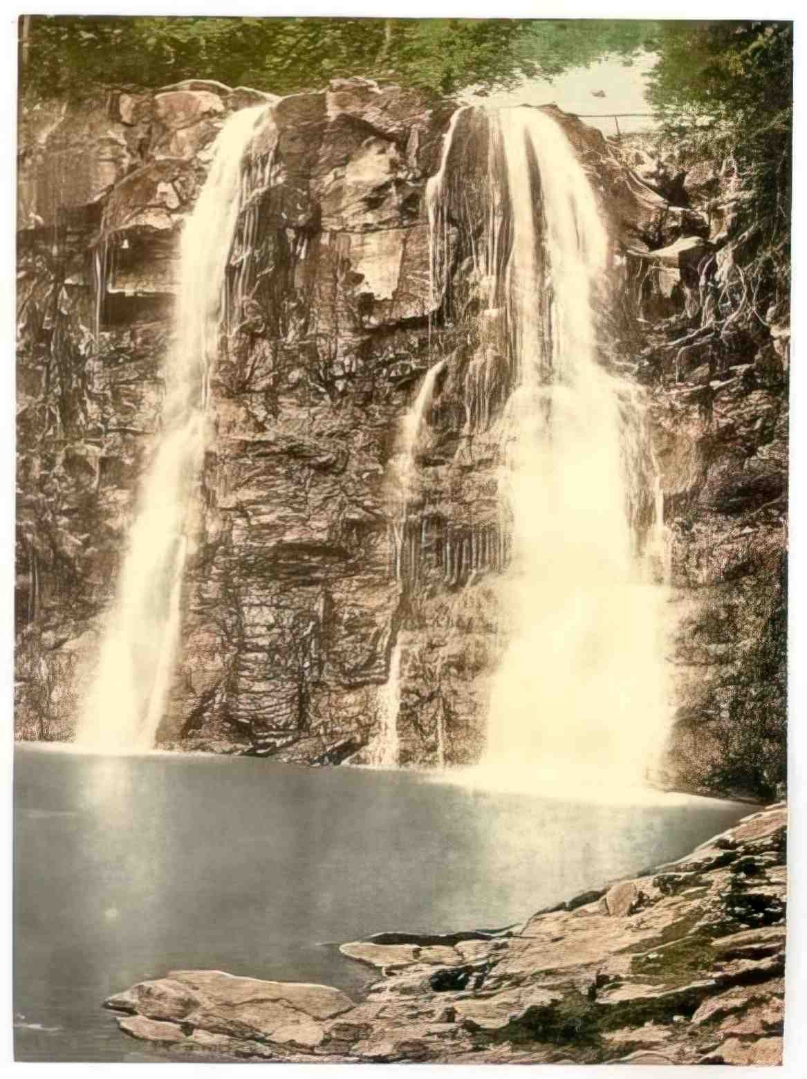Co Antrim Glenariff Ess na Crib Falls Vintage A4 Photo Print