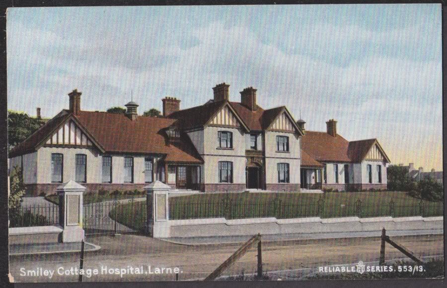 Co Antrim Larne Smiley Cottage Hospital Vintage A4 Photo Print