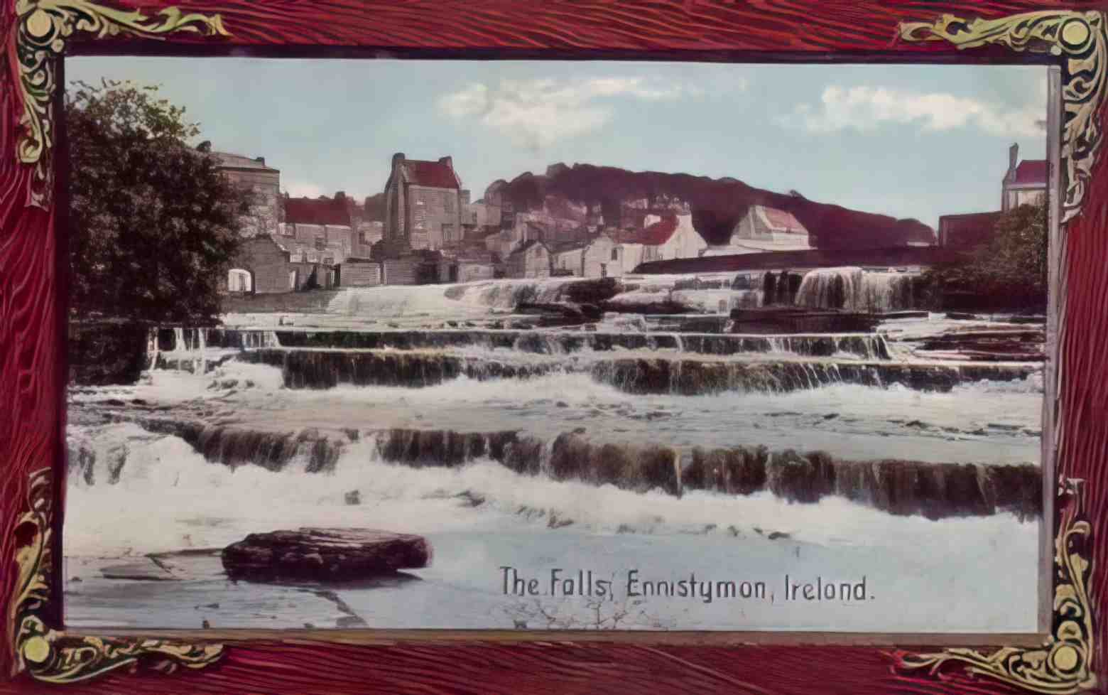 Co Clare Ennistymon The Falls Vintage A4 Photo Print