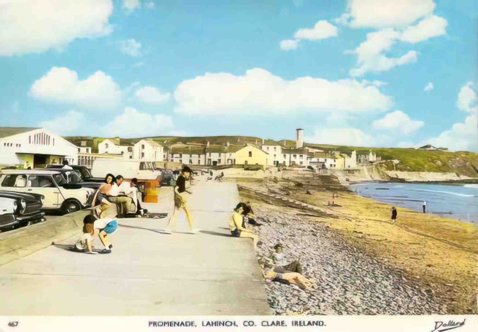Co Clare Lahinch Promenade 1960s Vintage A4 Photo Print