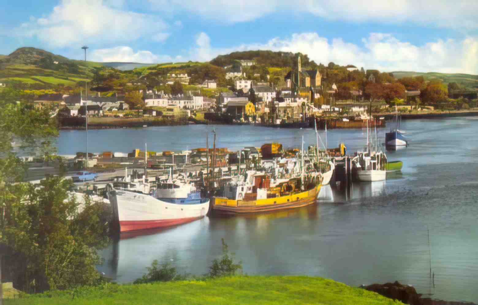 Co Donegal Killybegs Fishing Port Vintage A4 Photo Print