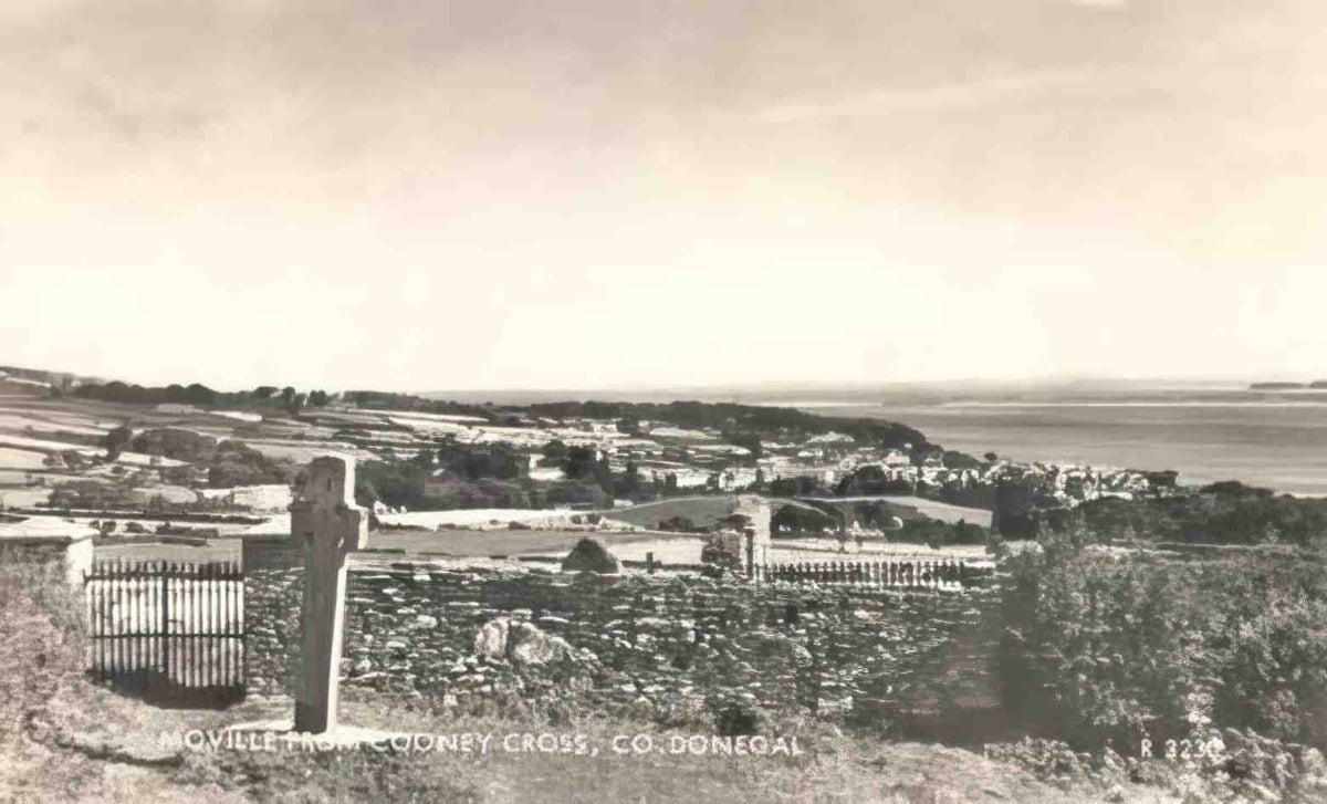 Co Donegal Moville from Cooney Cross 1960s Vintage A4 Photo Print
