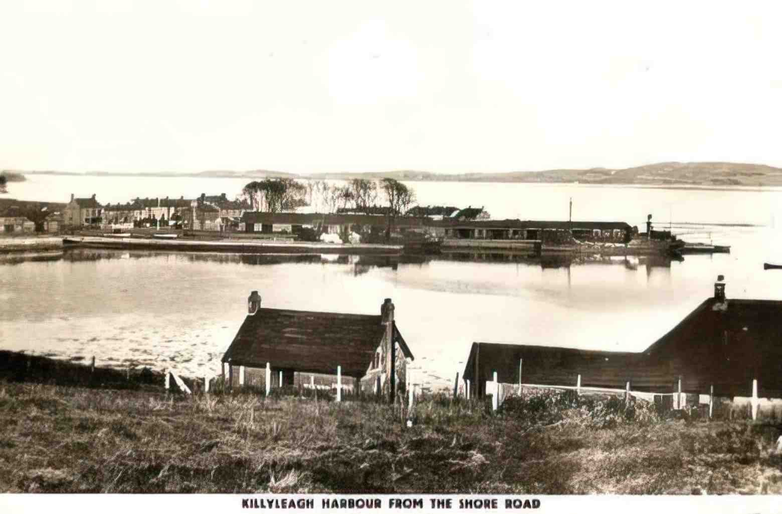 Co Down Killyleagh Harbour 1950s Vintage A4 Photo Print