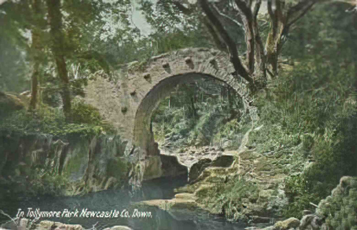 Co Down Newcastle Tallymore Park Bridge Vintage A4 Photo Print