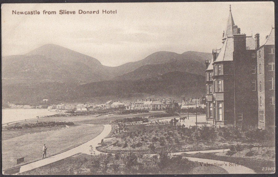 Co Down Newcastle View Of Town From Slieve Donard Hotel Vintage A4 Photo Print
