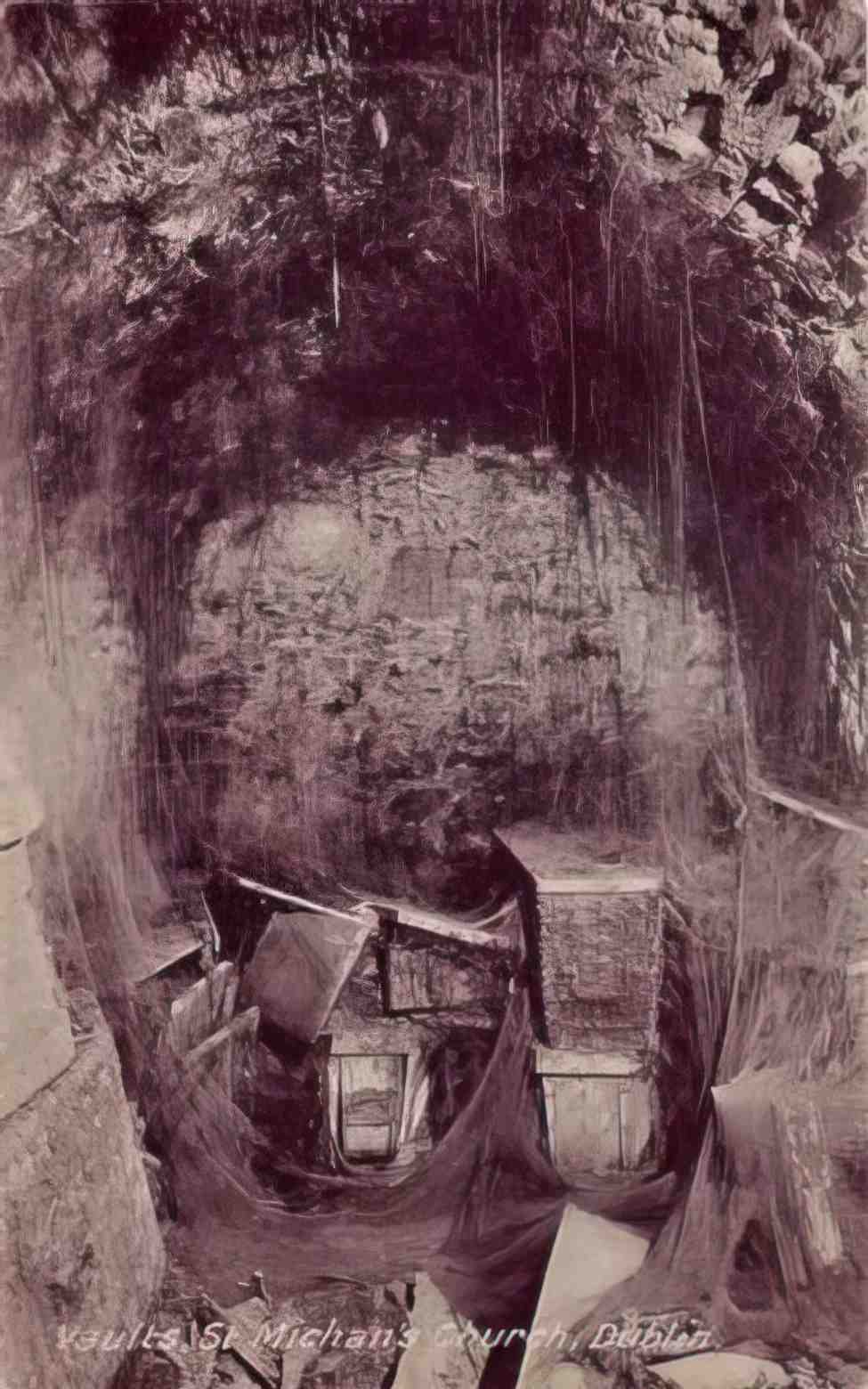 Co Dublin Dublin St Michans Church Vault Vintage A4 Photo Print