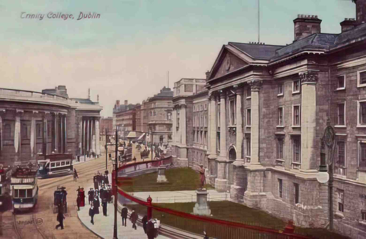 Co Dublin Dublin Trinity College 1910s Vintage A4 Photo Print
