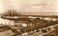 Co Dublin Dun Laoghaire Landing Stage and Prmoenade 1930s Vintage A4 Photo Print
