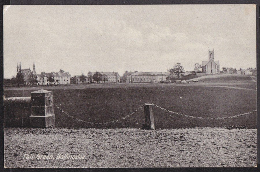 Co Galway Ballinastoe Fair Green Looking To Churches Vintage A4 Photo Print