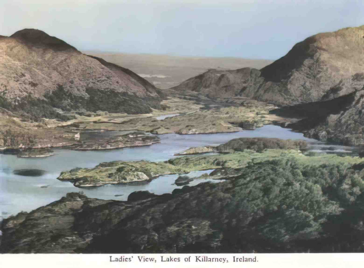 Co Kerry Killarney Lakes Ladies View Vintage A4 Photo Print