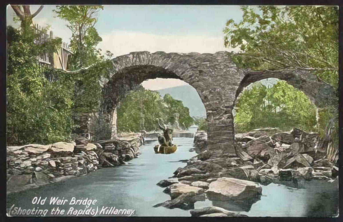 Co Kerry Killarney Old Weir Bridge 1900s Vintage A4 Photo Print