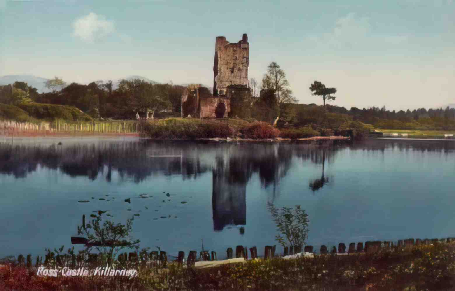 Co Kerry Killarney Ross Castle Vintage A4 Photo Print