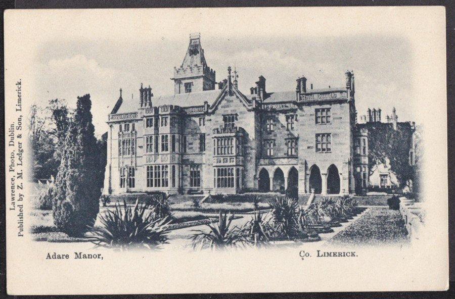 Co Limerick Adare Maonr Country House Garden Vintage A4 Photo Print